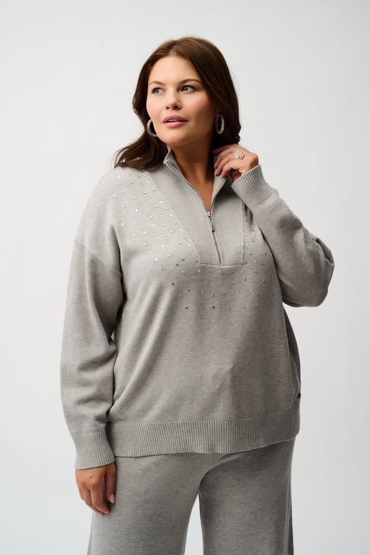 Le pull col montant avec strass Joseph Ribkoff | 254933