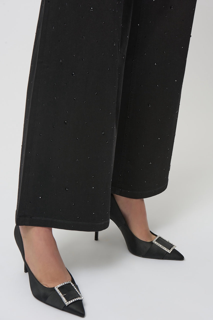 Le jean jambe large avec strass Joseph Ribkoff | 254962