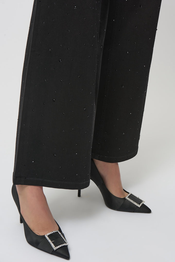 Le jean jambe large avec strass Joseph Ribkoff | 254962