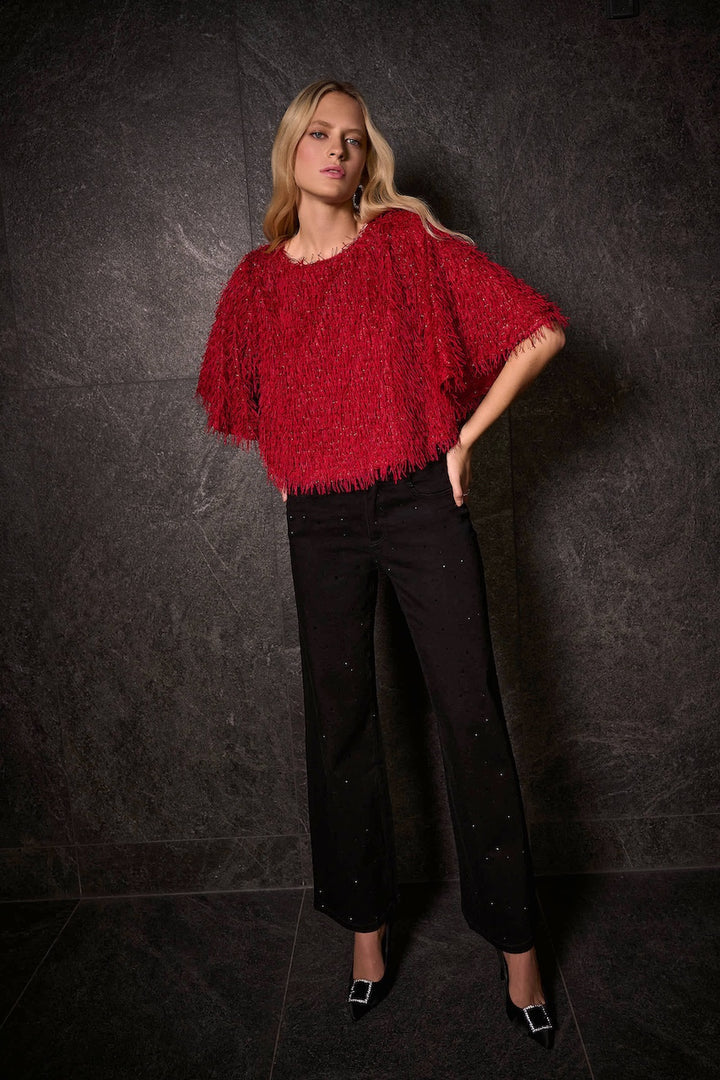 Le jean jambe large avec strass Joseph Ribkoff | 254962