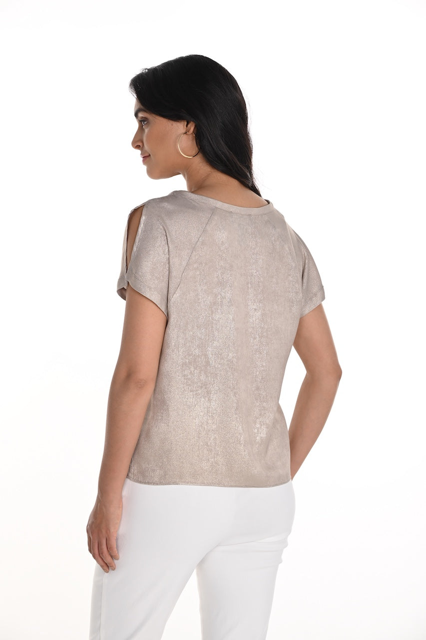 Frank Lyman Metallic Embellished Sweater | 256399