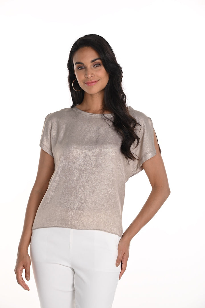 Frank Lyman Metallic Embellished Sweater | 256399