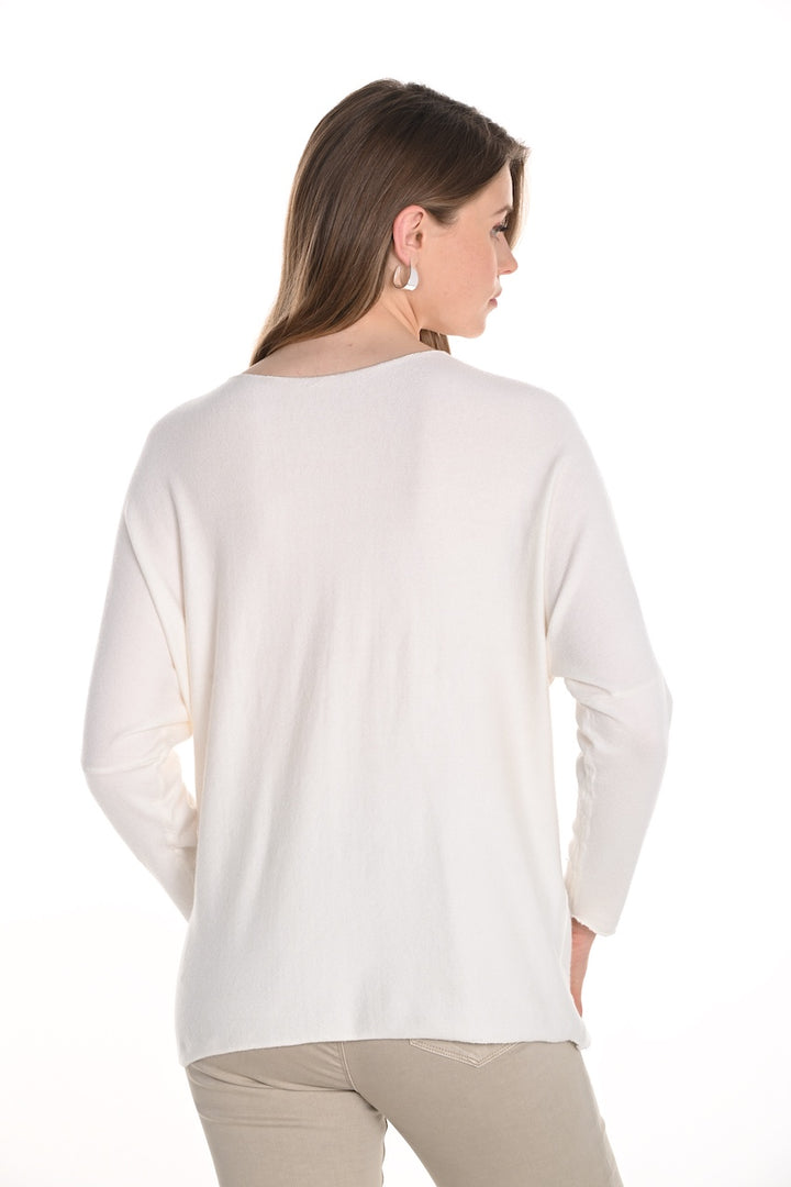 Frank Lyman's Elegant Jeweled Sweater | 256732U