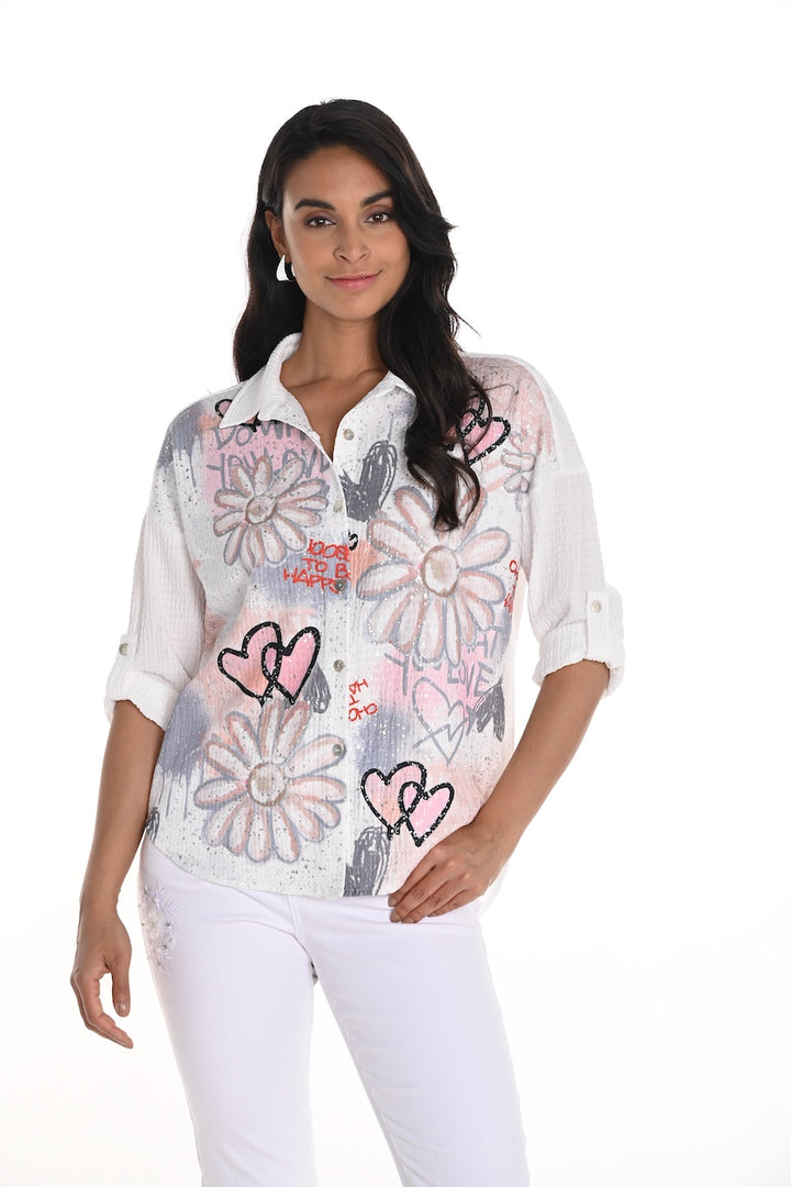 Frank Lyman Floral Blouse | 256787U