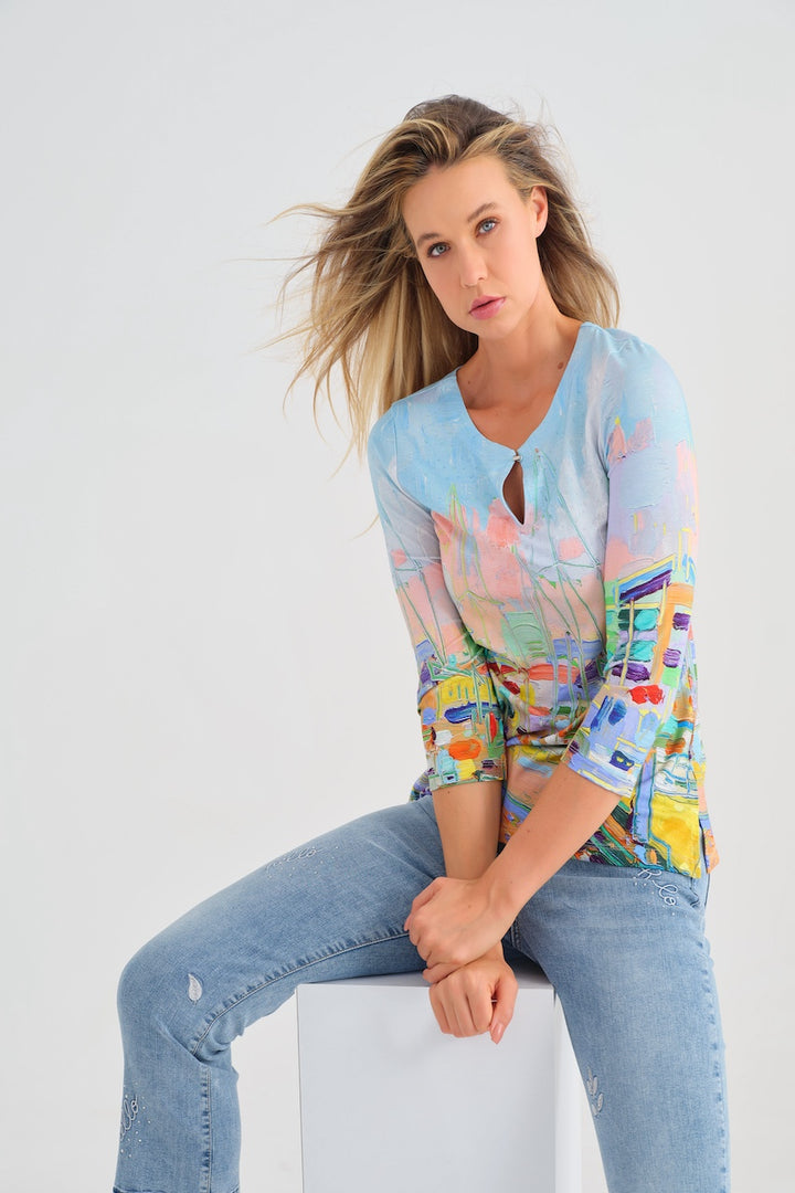 The Dolcezza printed top | 25731