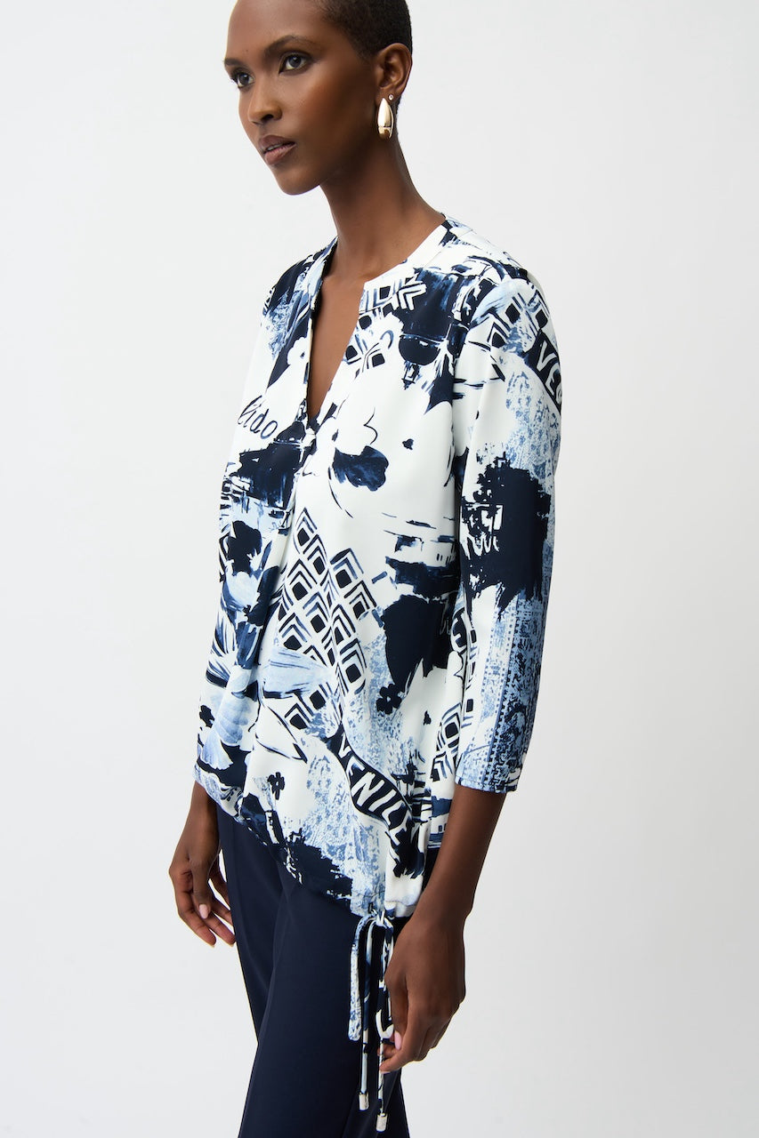 La tunique cocon imprimé expressif Joseph Ribkoff | 261030