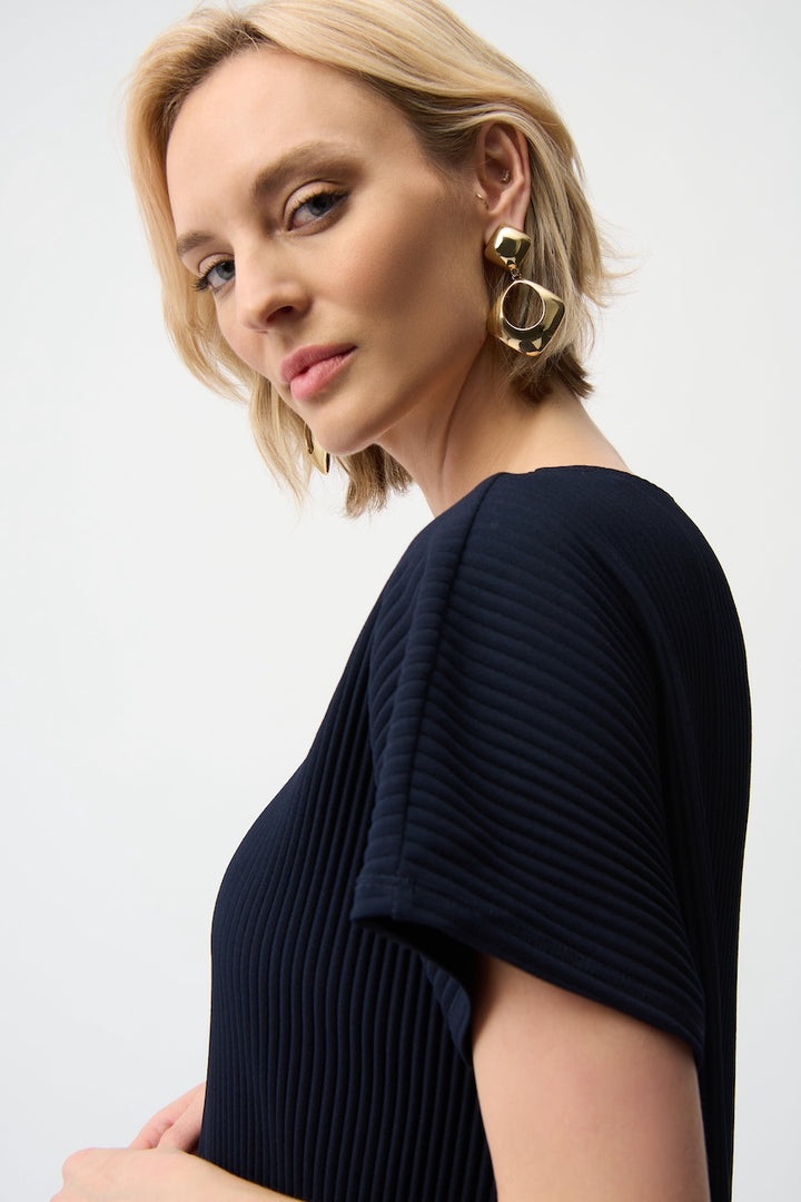 Le haut boxy en crêpe scuba plissé Joseph Ribkoff | 261192