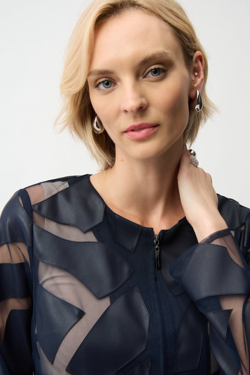 Le blouson ajusté découpé au laser Joseph Ribkoff | 261906