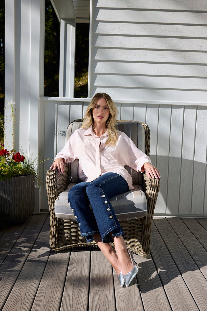 Le jean détails de boutons Frank Lyman | 266508