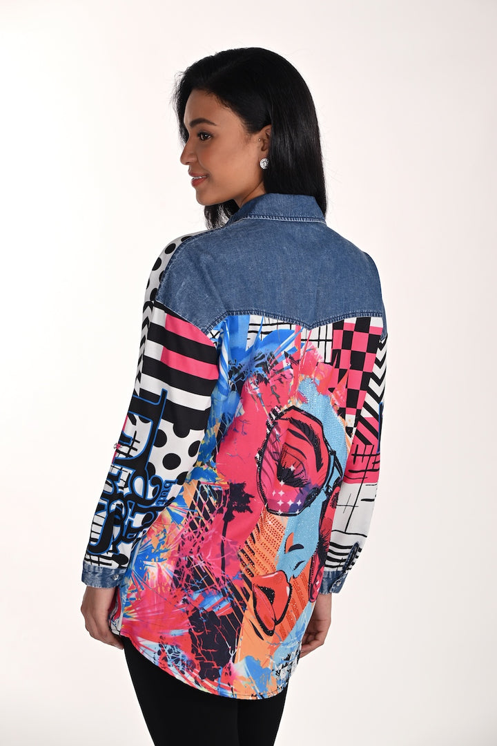 La chemise imprimé dynamique Frank Lyman | 266560