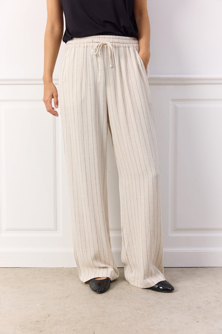Le pantalon rayé Soya Concept | 41088