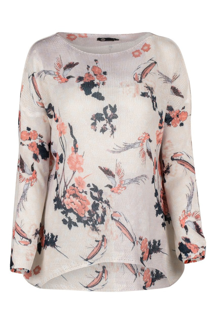 The floral sweater - M Made in Italy | 33-9006W