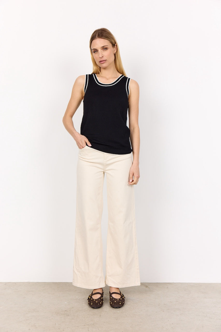 La camisole bord contrastant Soya Concept| 33526