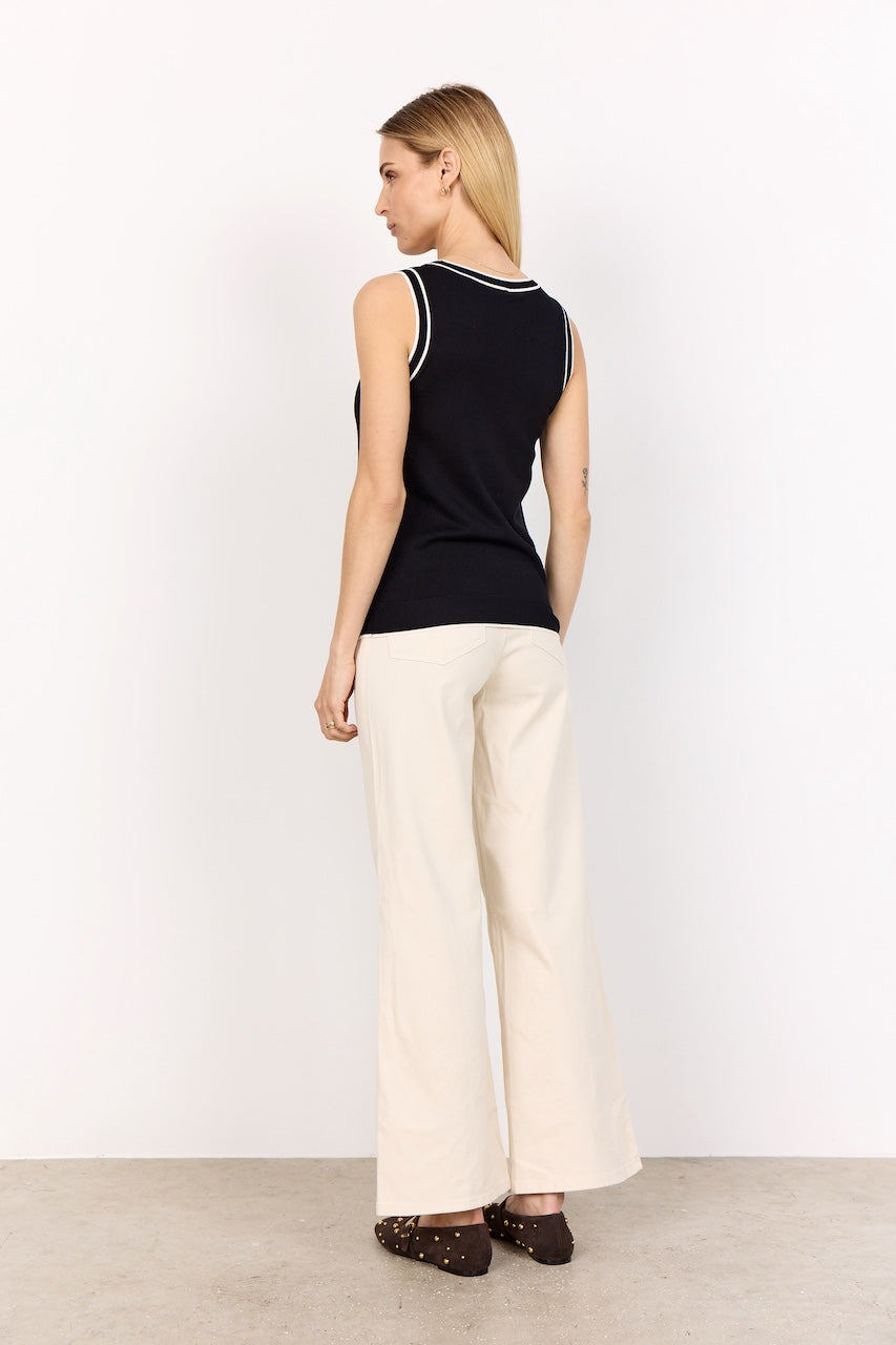 La camisole bord contrastant Soya Concept| 33526