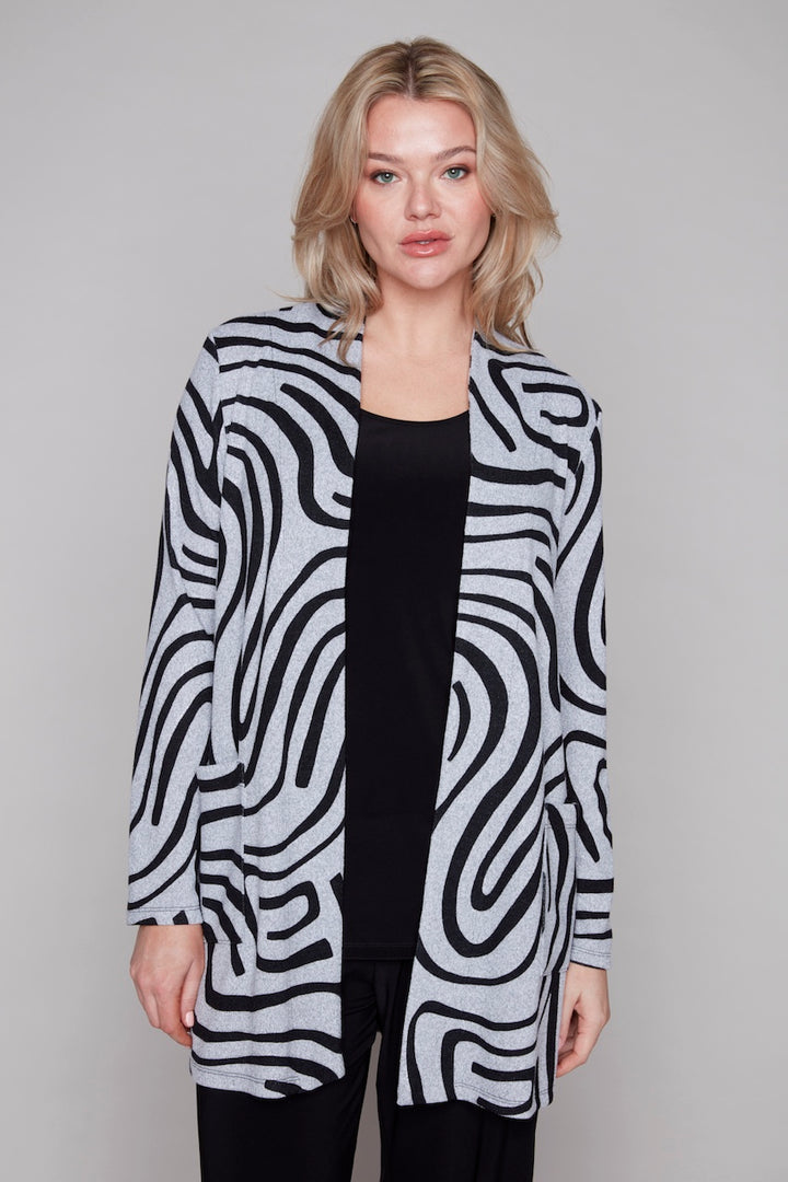 Le cardigan coupe fluide Compli K | 34020