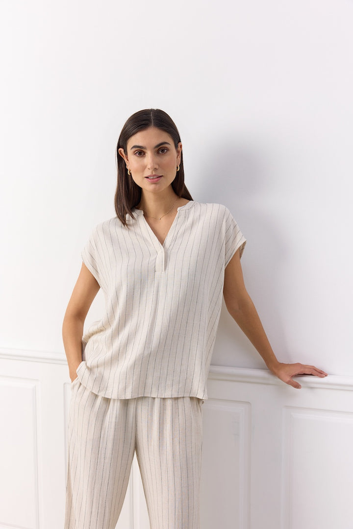 La blouse rayée Soya Concept | 41087