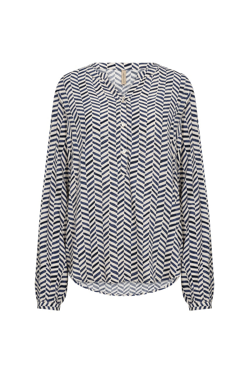 La blouse imprimé géométrique Soya Concept | 41312