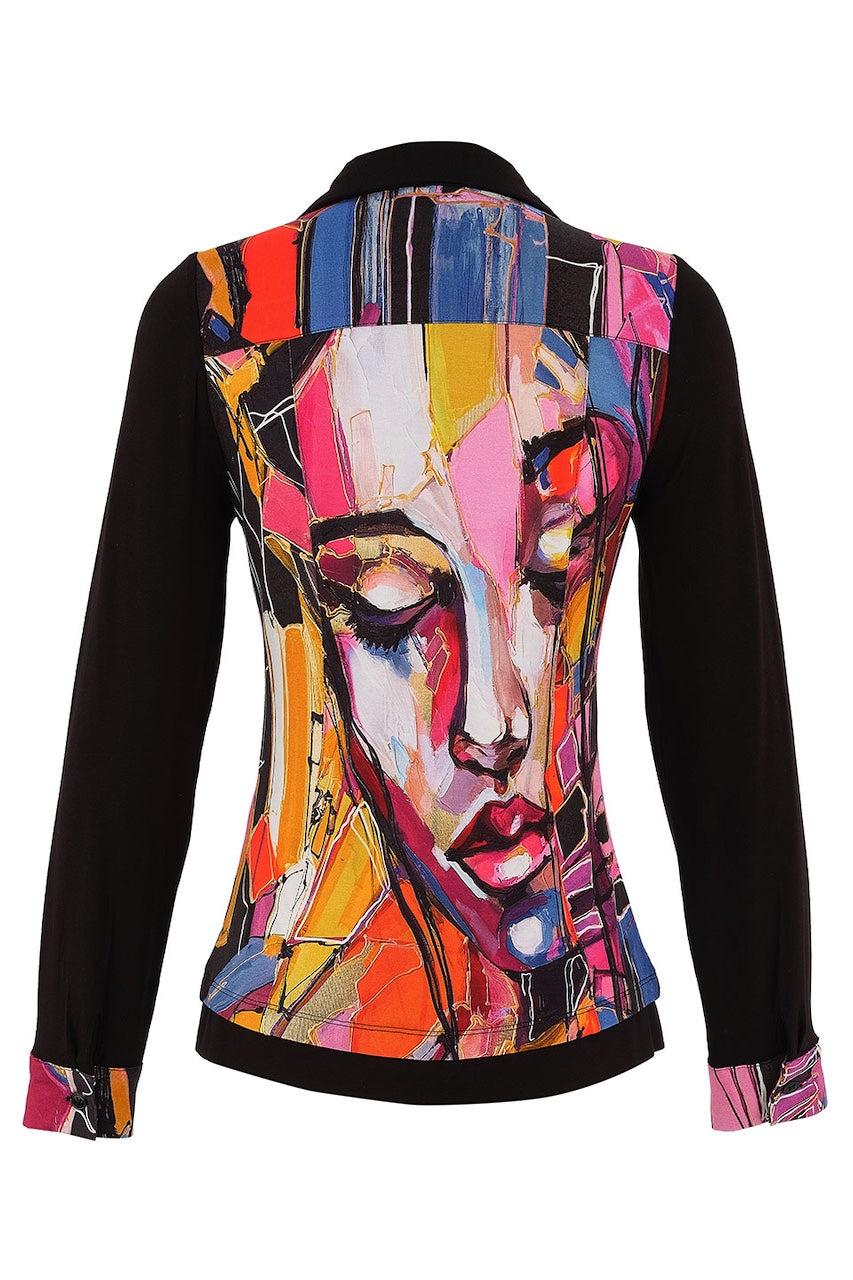 La chemise motif abstrait Dolcezza | 75623