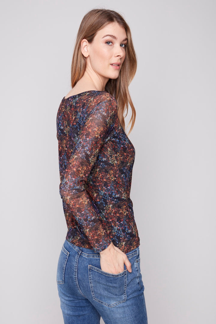Le haut en mesh Charlie B. | C1409PK-385C