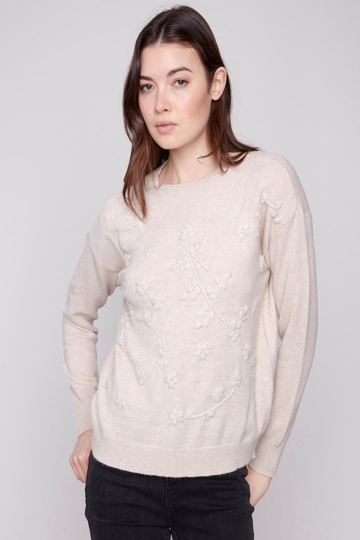 Le pull à col rond Charlie B. | C2821-736A