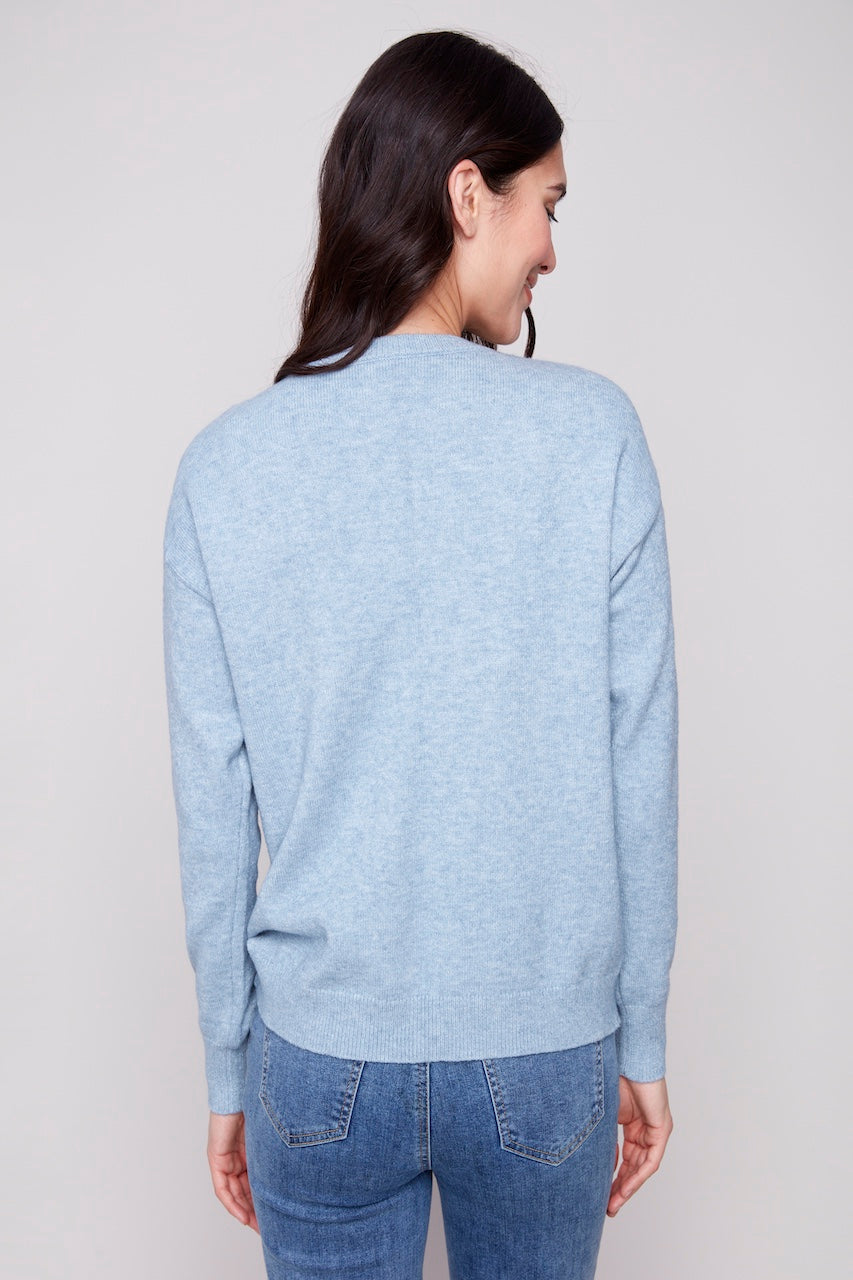 Le pull à col rond Charlie B. | C2821-736A