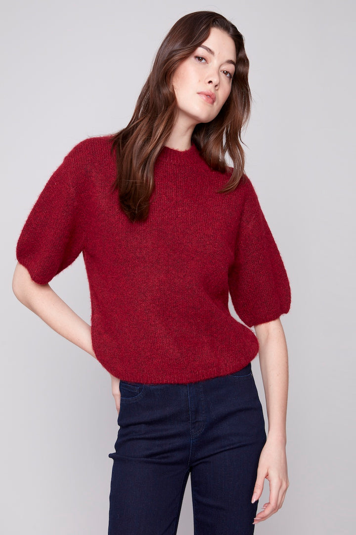 Le pull manches ballon Charlie B. | C2858-340C