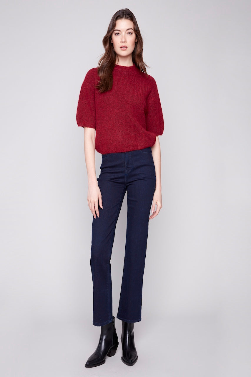 Le pull manches ballon Charlie B. | C2858-340C