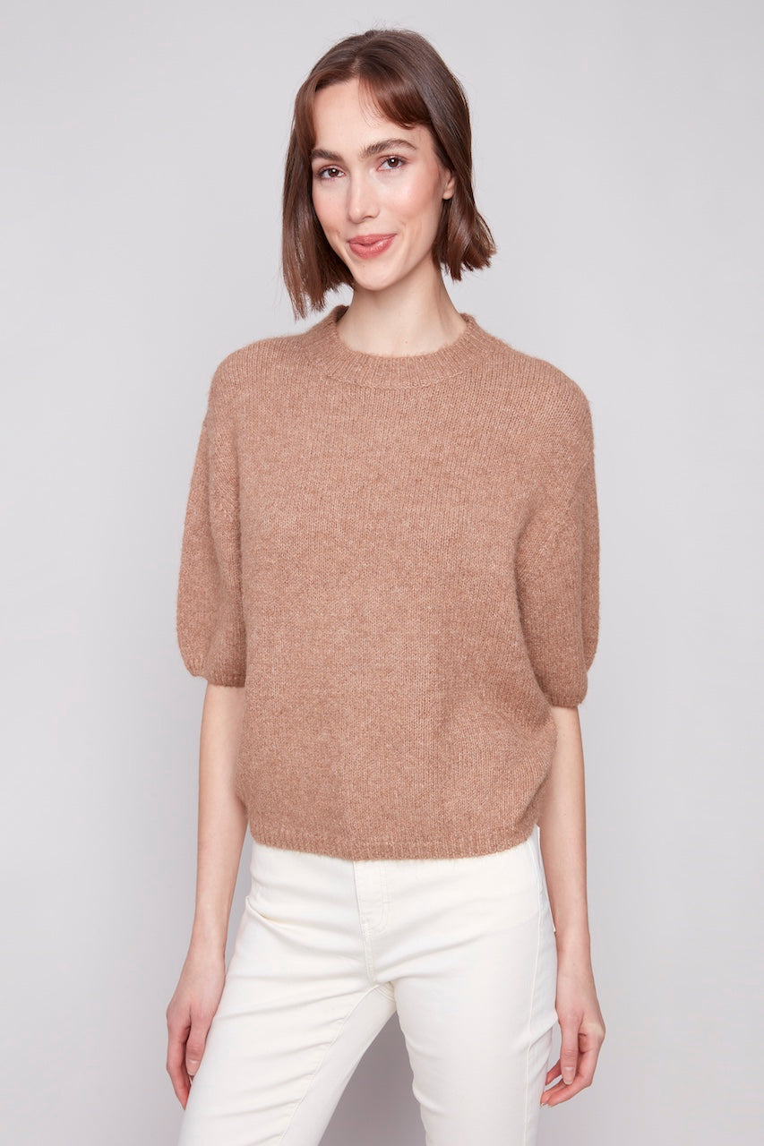 Le pull manches ballon Charlie B. | C2858-340C