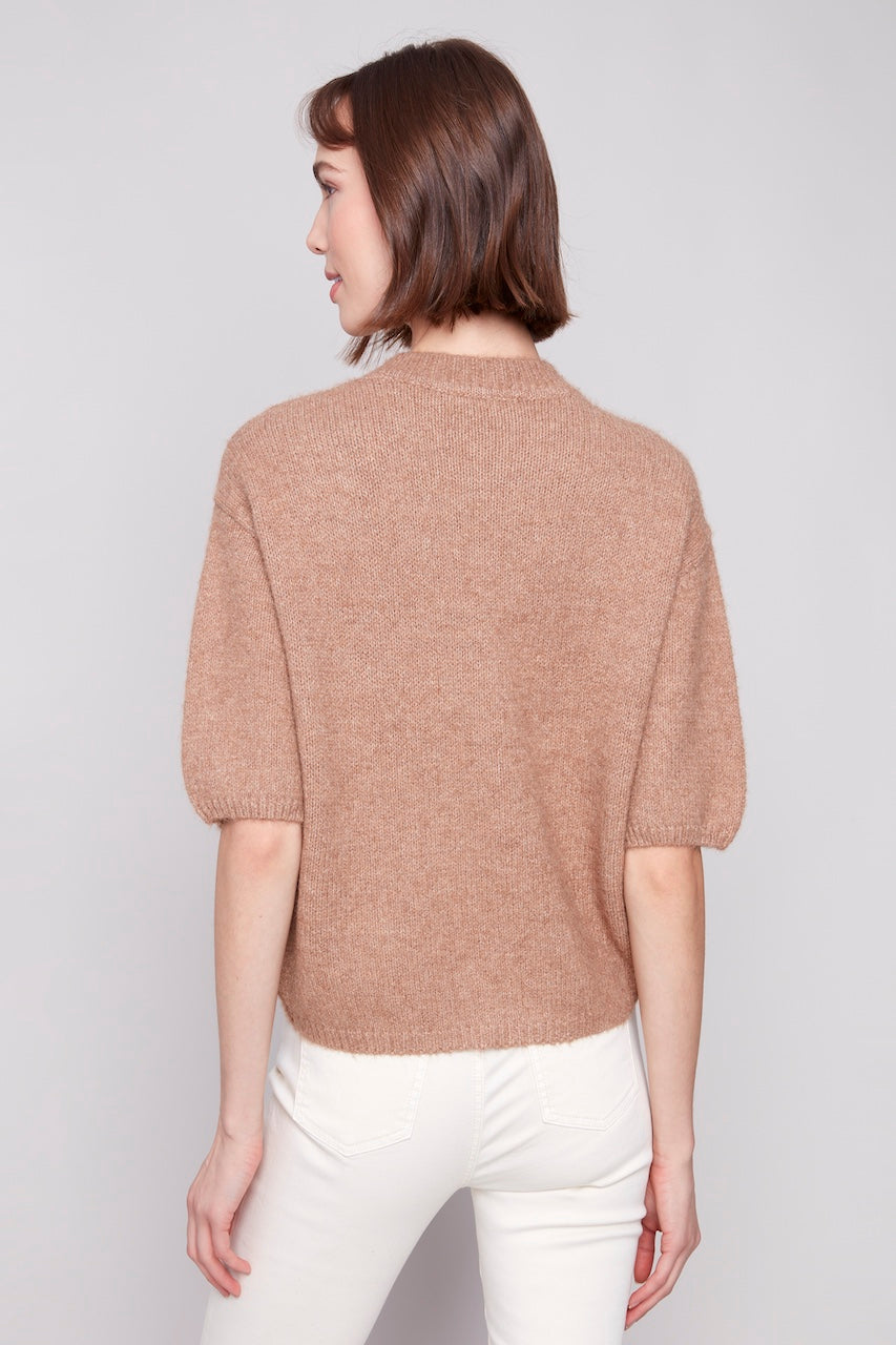 Le pull manches ballon Charlie B. | C2858-340C
