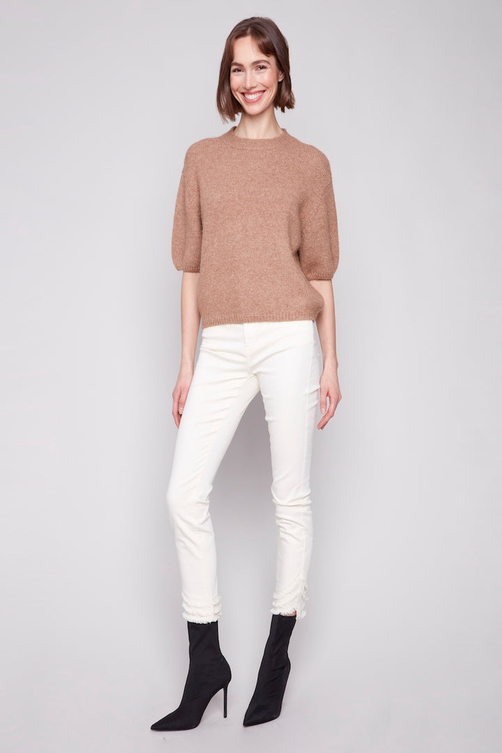 Le pull manches ballon Charlie B. | C2858-340C