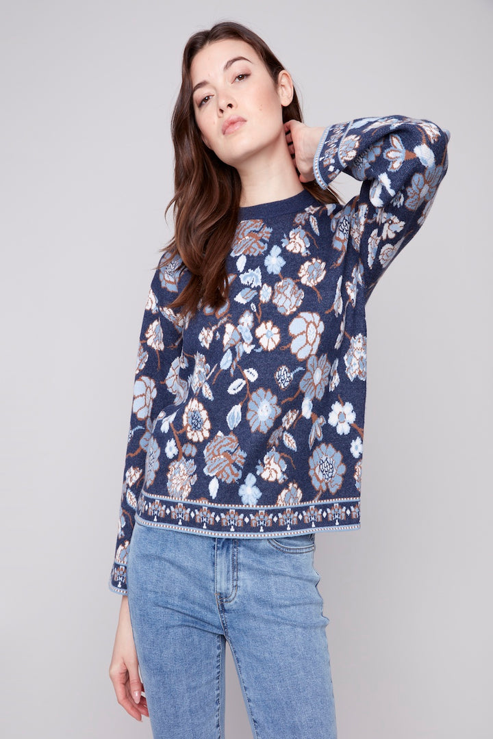 Le pull à col rond Charlie B. | C2905-974A