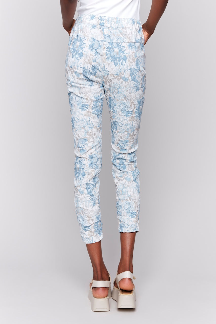 Le pantalon bengaline froissé Charlie B. | C5219T-849A