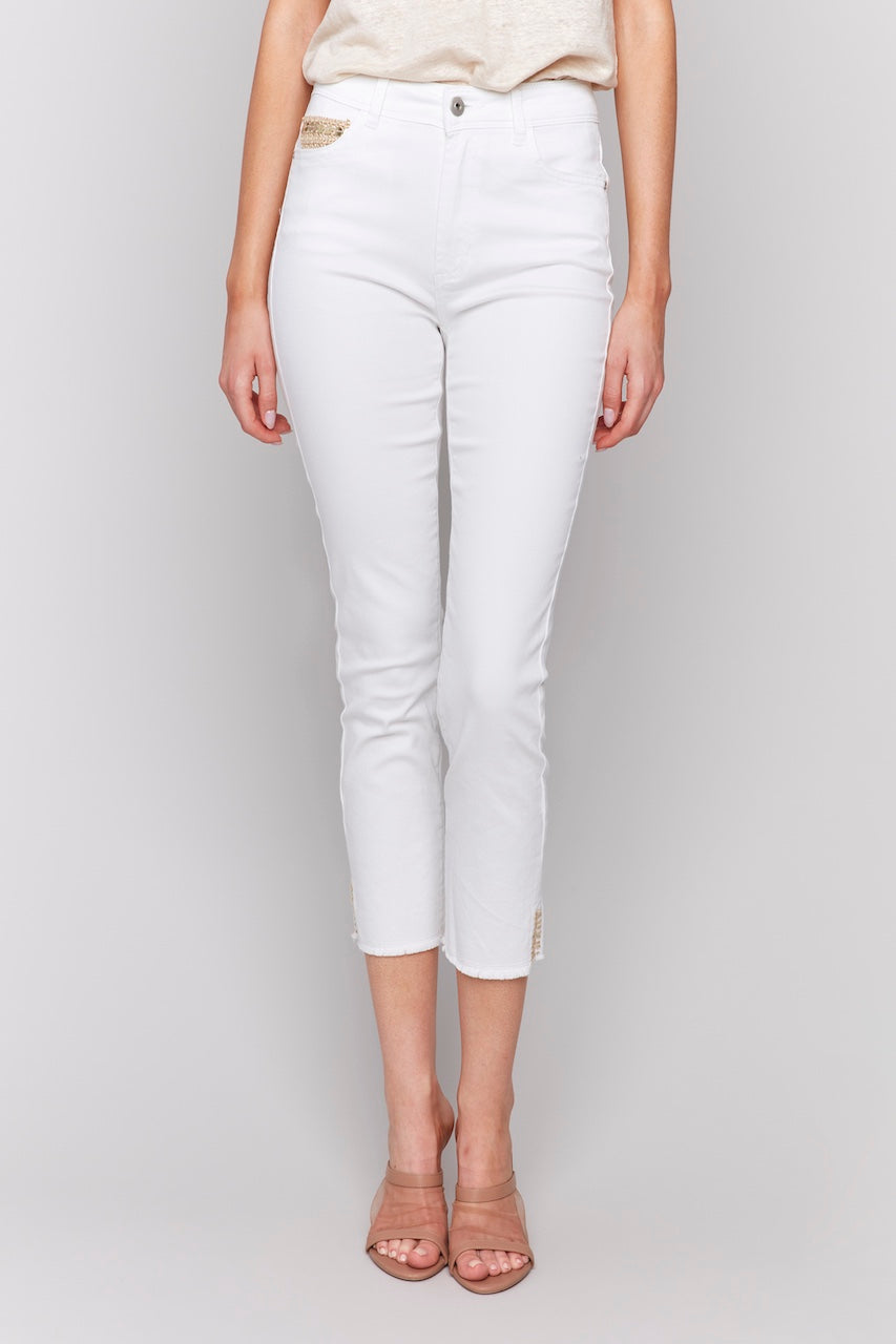 Charlie B. White Twill Jeans | C5613-615A