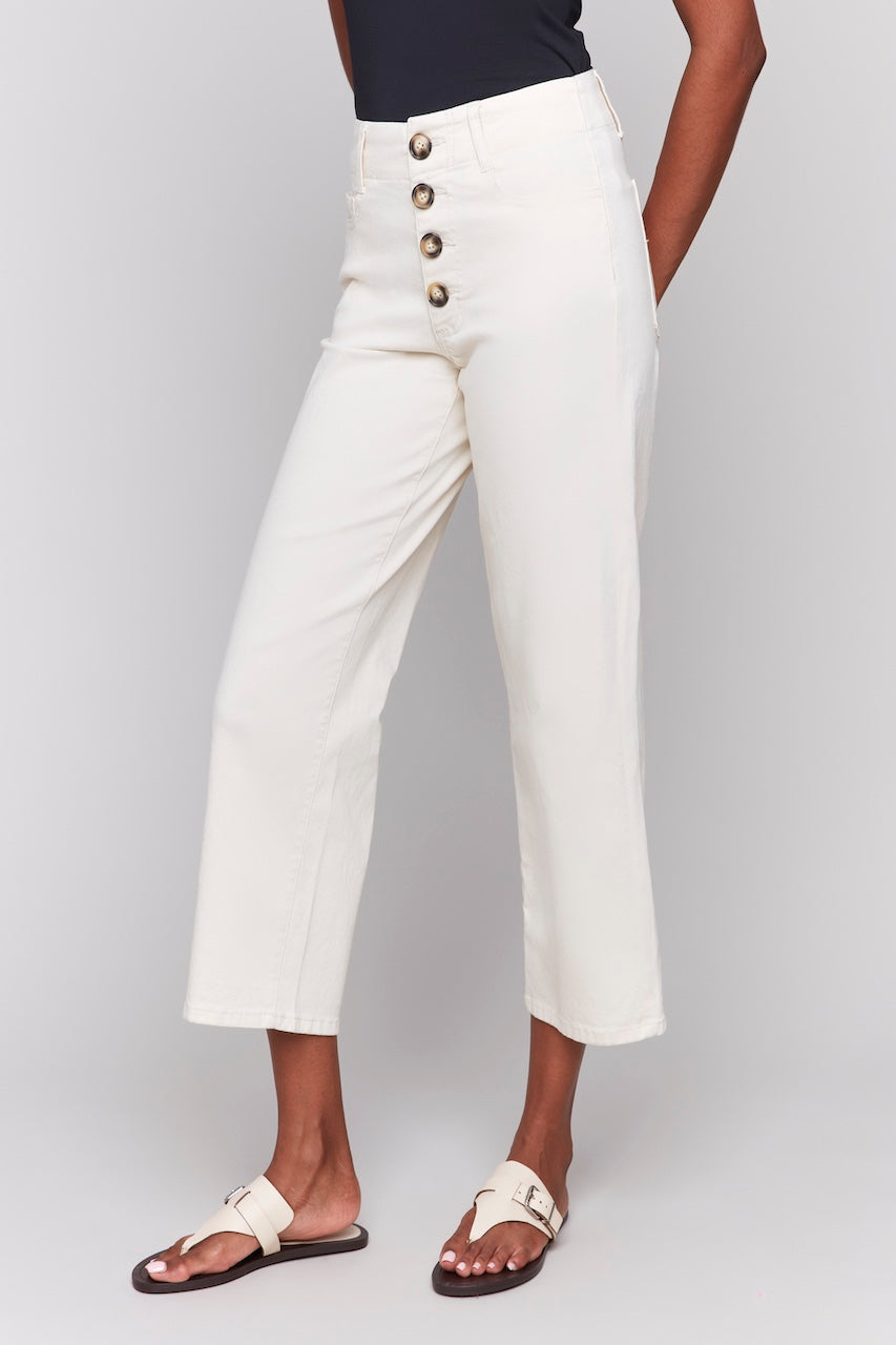 Le pantalon boutonné Charlie B. | C5623-233C