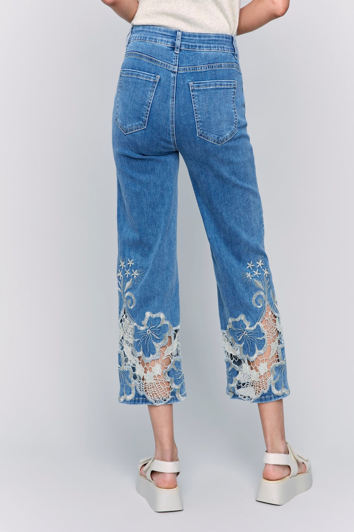 Charlie B. Lace Jeans | C5648-431A