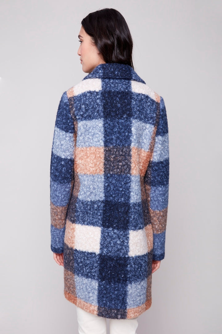 Le manteau en maille bouclée Charlie B. | C6141Z-707A