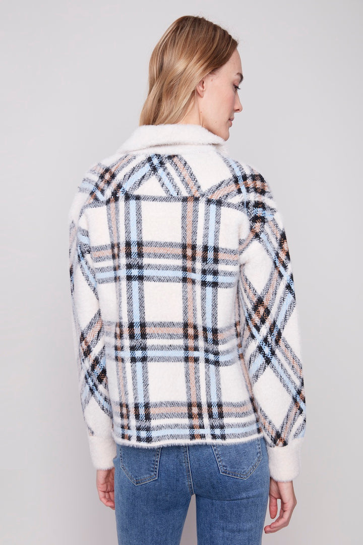 Le manteau à carreau Charlie B | C6330R-960B