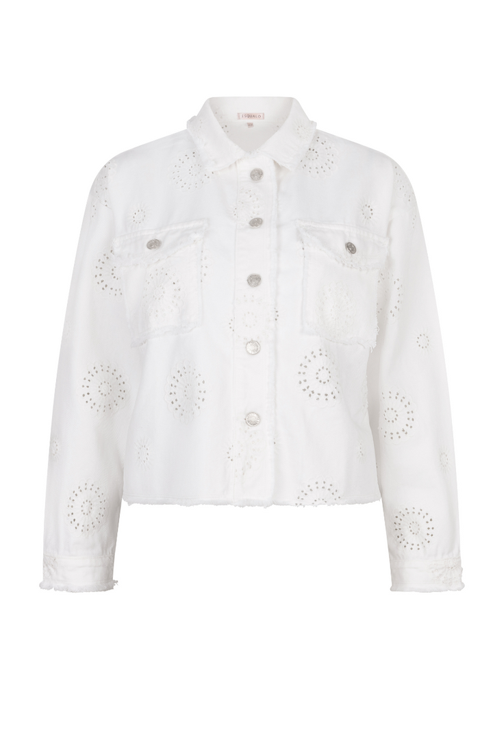 Veste brodée blanche Esqualo | HS2512208