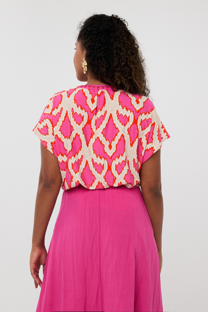 La blouse à col orné Esqualo | HS2530200