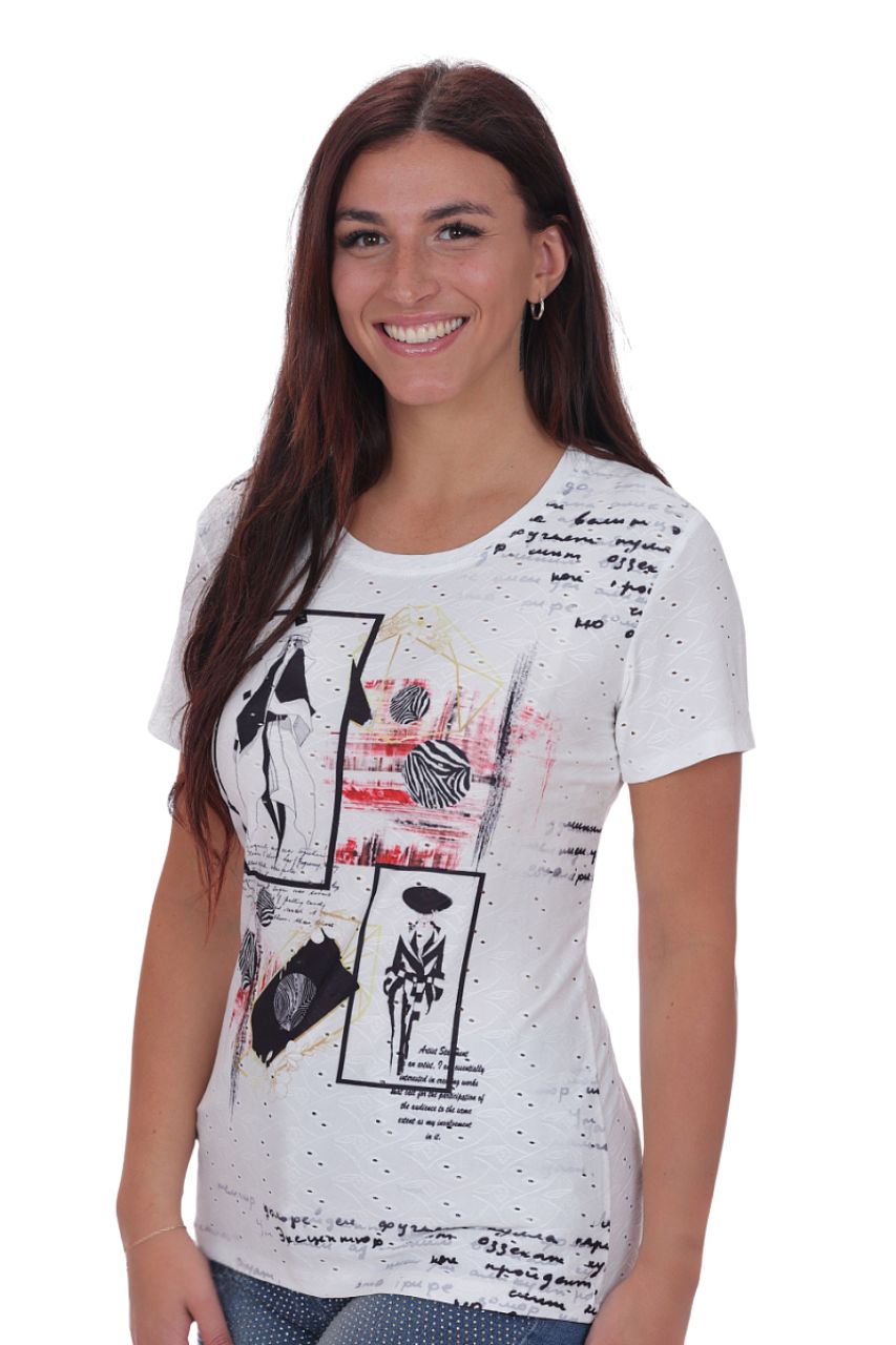 Le t-shirt artistique Ness | N111368