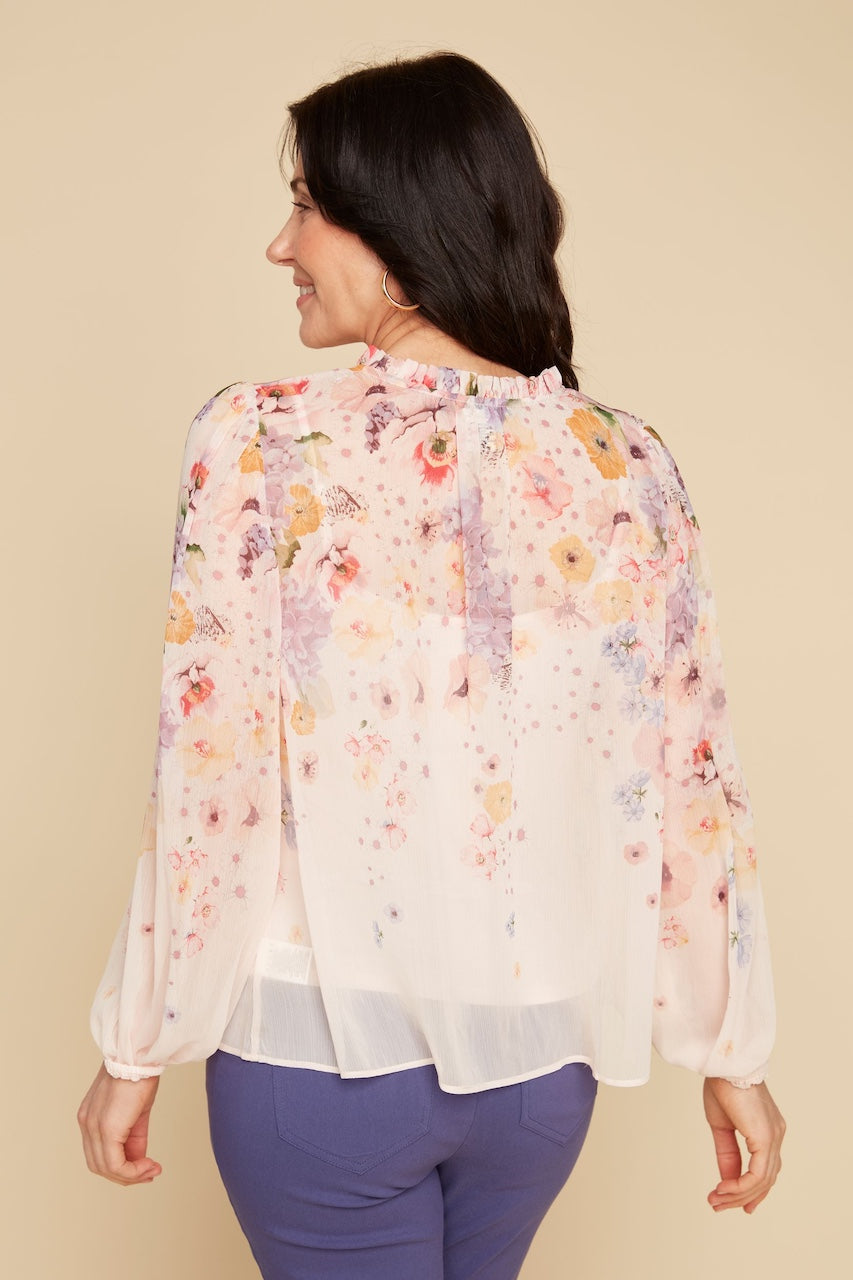 The Renuar bohemian chic blouse | R5143-110