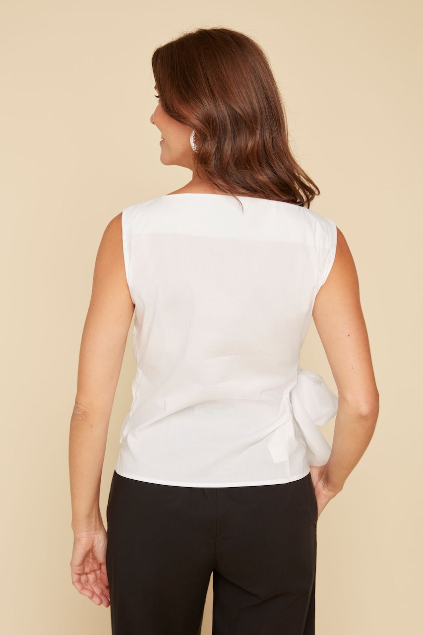 La blouse noeud décoratif Renuar | R5185-790