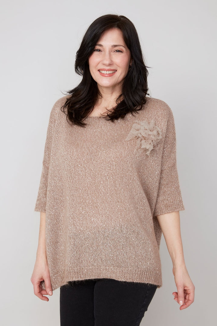 Le pull scintillant Renuar | R6962-4497