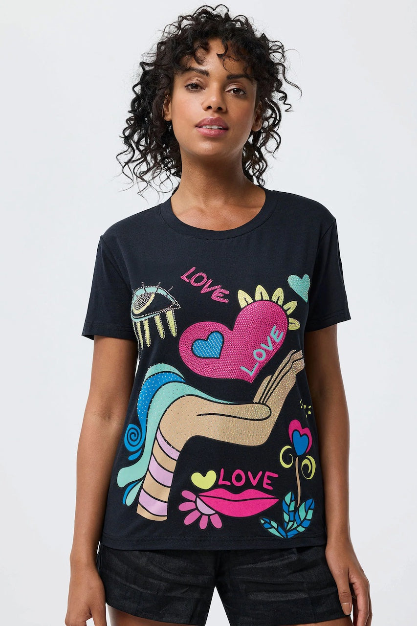 Le t-shirt ''love'' Leo Ugo | TEK888