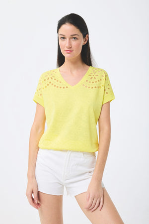 Le t-shirt motif floral Leo Ugo | TEW373