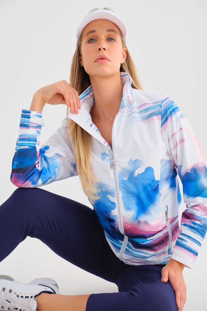 The Dolcezza printed short jacket | 35572