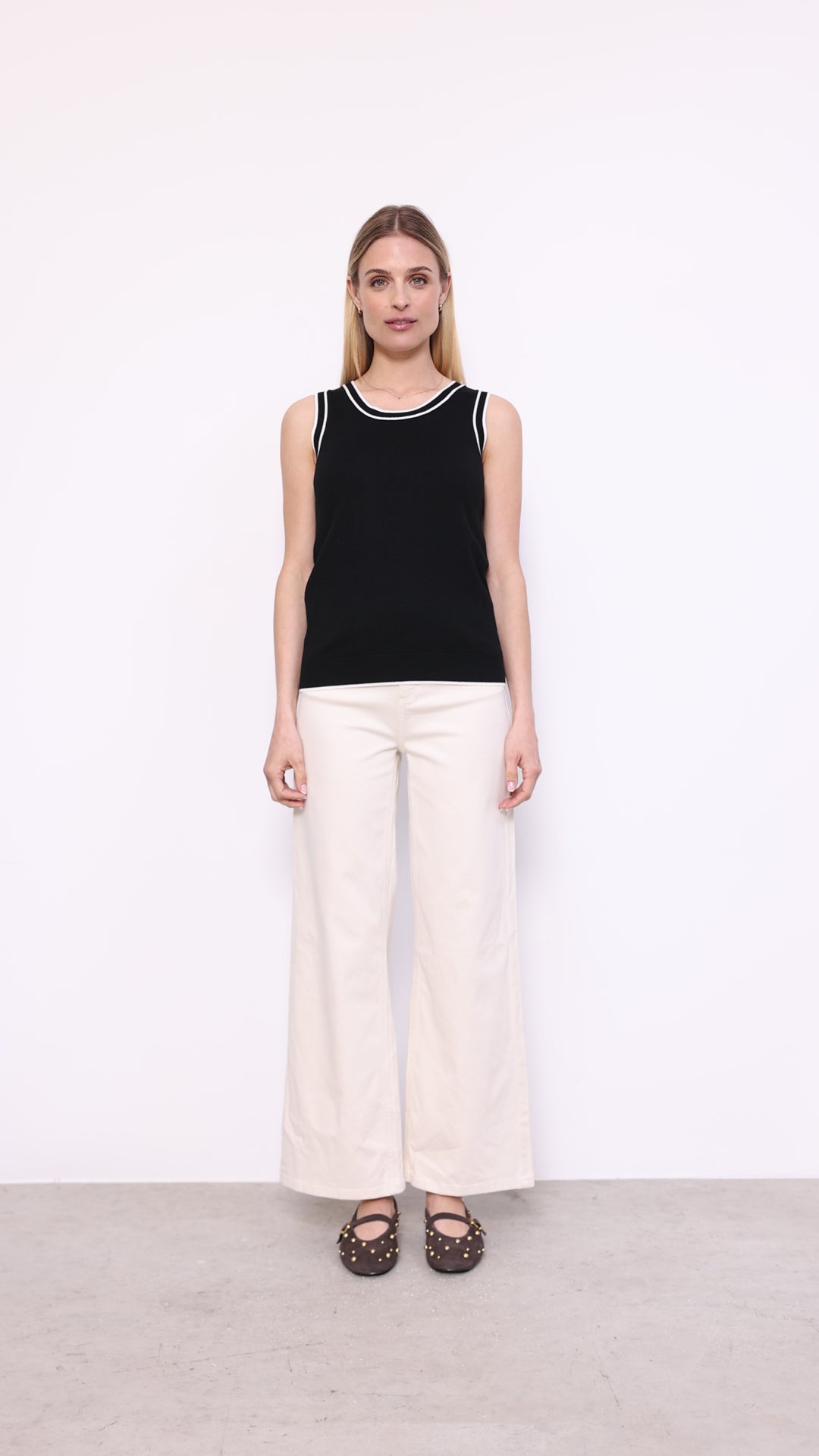 La camisole bord contrastant Soya Concept| 33526