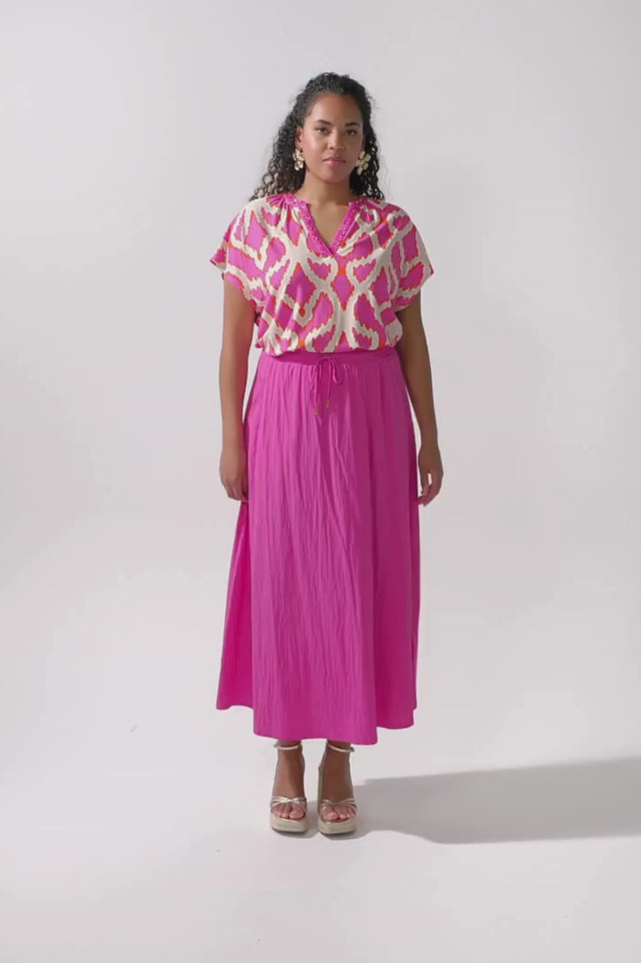 La blouse à col orné Esqualo | HS2530200